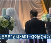 울산 신혼부부 1년 새 8.5%↓…감소율 전국 2위