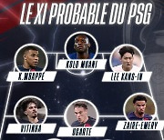 이젠 PSG 공격의 상수…UCL 이강인, 도르트문트전 선발 유력→음바페+콜로-무아니와 3톱