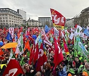 Belgium EU Austerity Protests