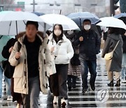 [내일 날씨] 14~15일 전국에 많은 `겨울비`…강원 산간엔 `대설`