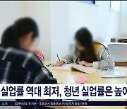 실업률 역대 최저, 청년 실업률은  높아져