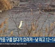 대전·세종·충남 가끔 구름 많다가 흐려져…낮 최고 12~14도