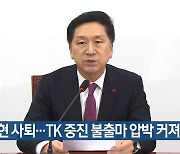 김기현 사퇴…TK 중진 불출마 압박 커져