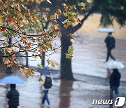 낮까지 최대 120㎜ 겨울비…퇴근길엔 소강상태[내일날씨]