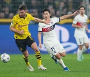 '이강인 선발 출전' PSG, 도르트문트와 1-1 무승부… UCL 16강 턱걸이