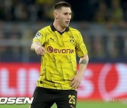 "모두가 내 가랑이를 봤을 거야"...BVB DF 쥘레, 음바페 슈팅 '슈퍼 세이브' 장면에 농담