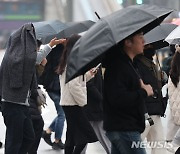 충남권 시간당 10~20㎜ 강한 비…아침 최저 8도