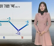 [날씨] 밤사이 기온 뚝, 주말 강추위…서쪽 중심 '눈'