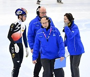 쇼트트랙 김건우, '페널티로 1500m 준준결승 탈락' [사진]