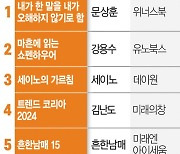 [북스& -베스트셀러] 문상훈 산문집 '내가 한말을···' 예약판매만으로 1위