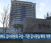 전라북도 감사위원회 구성…기존 감사관실 확대 개편