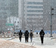 오늘은 비가 아니고 눈