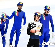 황대헌,'남자 5000m 릴레이 아쉬운 4위' [사진]