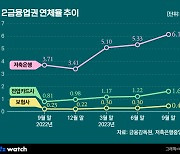 건전성에 빨간불…저축은행·보험·카드 등 2금융권 연체율 '쑥'