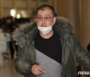 귀국하는 김학균 배드민턴 국가대표 감독