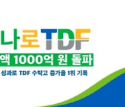 NH아문디운용, `하나로 TDF` 설정액 1000억원 돌파