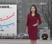 [오후날씨 꿀팁] 한파 이어져요…내일 오후늦게 중부 눈