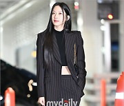 [MD포토] 문가영 '한파도 잊은 크롭 패션'