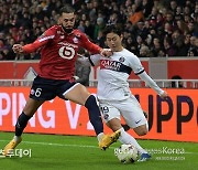 '이강인 5G 연속 선발 출전' PSG, 릴과 1-1 무승부