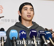 ‘샌프란시스코의 샛별’ 이정후 "우승하고 싶다" [TF사진관]