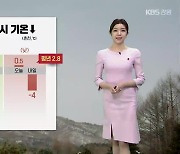 [날씨] 강원 영서 내일 새벽까지 1~3cm ‘눈’…당분간 강추위 계속