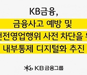 KB금융, 그룹 차원에서 내부통제 전 과정 ‘디지털화’ 추진한다