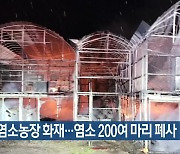 주택·염소농장 화재…염소 200여 마리 폐사