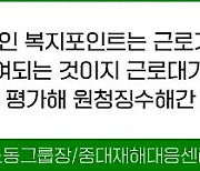 복지포인트가 근로소득? 원천징수 소득세 환급받아야