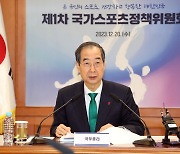 한덕수 “코로나로 하락한 생활체육 참여율, 2028년 70%까지 상향”