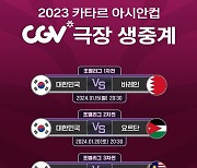 CGV, '2023 카타르 아시안컵' 극장 생중계