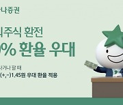 하나증권, '해외주식 환전 90% 환율 우대' 실시