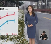 [오후날씨 꿀팁] 매서운 한파 계속…서해안에 많은 눈