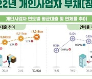 개인사업자 빚 평균 1억7918만원…"은행 대신 2금융권 찾았다"