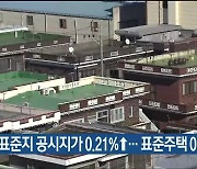 울산 표준지 공시지가 0.21%↑…표준주택 0.63%↓