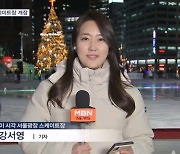 강추위에도 도심 놀이터 '북적'…서울광장 스케이트장 개장