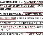 이순신·메시아·구원투수... 낯뜨거운 한동훈 찬양