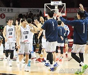 [ST포토] 부산KCC, 104-75 안양정관장 제압