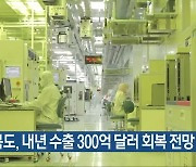 충청북도, 내년 수출 300억 달러 회복 전망