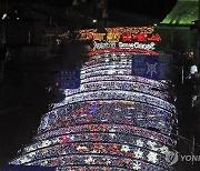 화천산천어축제 앞두고 불 밝힌 선등거리