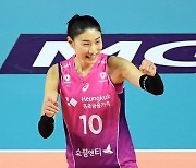 [포토] 김연경 '좋아'