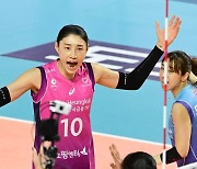 '화끈한 감정표출' 김연경 "감추지말고 표현하면 좋겠다"[삼산 인터뷰]