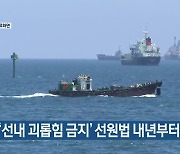 ‘선내 괴롭힘 금지’ 선원법 내년부터 시행