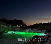 밤이 더 아름다운 철원 한탄강 직탕폭포