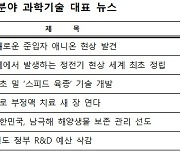 과학기술 10대 뉴스 '액체 정전기, R&D 삭감'…상온 초전도체는 제외