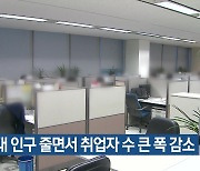 40대 인구 줄면서 취업자 수 큰 폭 감소