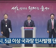 울산시, 5급 이상 국과장 인사발령 단행