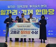 고흥군, 2023년 전라남도 투자유치 평가 장려상 수상