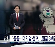 “월급여 3백만 원 이상 받아야”...충북 대학생들의 취업 희망 기업