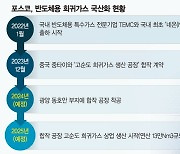 포스코 반도체용 희귀가스 국산화… 내년 광양서 첫 삽 뜬다