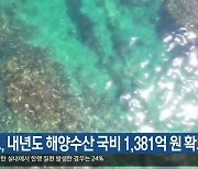 경북도, 내년도 해양수산 국비 1,381억 원 확보